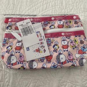 LeSportsac BT21 cosmetics clutch